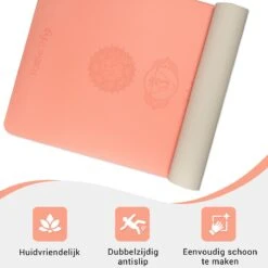Yoga Mat Sportmat Fitnessmat Antislip Duurzaam Met Yoga Lessen - Roze -Merkloos Winkel 1200x1200 3512