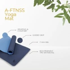 A-FTNSS Yoga Mat | Blauw & Licht Blauw | 7mm | Anti-Slip | Optimale Grip | Sterke Yoga Mat | Makkelijk Schoon Te Houden 14 A-FTNSS Yoga Mat | Blauw & Licht Blauw | 7mm | Anti-Slip | Optimale Grip | Sterke Yoga Mat | Makkelijk Schoon Te Houden -Merkloos Winkel 1200x1200 3542