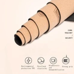 Merkloos TDR - Yoga Mat Met Tas- Natuurlijk Kurk En TPE - Vrij Van Schadelijke Stoffen, Hypoallergeen En 100% (biologisch) Afbreekbaar - Zeer Geschikt Voor Yin Yoga En Kundalini Yoga Met Draagtas En Draagband- 183x66x0,5 Cm - Mandala Bloem -Merkloos Winkel 1200x1200 3599