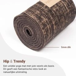 Yoga Mat Sportmat Fitnessmat Antislip Duurzaam Met Yoga Lessen - Bruin -Merkloos Winkel 1200x1200 3601