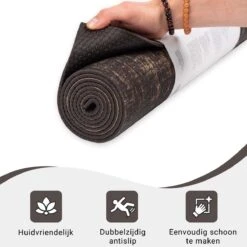 Yoga Mat Sportmat Fitnessmat Antislip Duurzaam Met Yoga Lessen - Bruin -Merkloos Winkel 1200x1200 3602