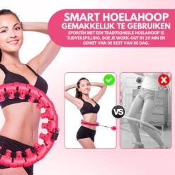 Hula Hoop Fitness - Met Gewicht - Hoepel Fitness - Volwassenen & Kinderen - Roze - Afvallen - Afslanken -Merkloos Winkel 1200x1200 3614