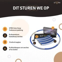 Fitness Hoelahoep - Cadeau - Sport Hoepel- - Volwassenen - Hoelahoep Met Gewicht - Waist Trainer - 1-4 KG/94 Cm+ Gratis Hoepeltas -Merkloos Winkel 1200x1200 3622