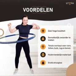Fitness Hoelahoep - Cadeau - Sport Hoepel- - Volwassenen - Hoelahoep Met Gewicht - Waist Trainer - 1-4 KG/94 Cm+ Gratis Hoepeltas -Merkloos Winkel 1200x1200 3625