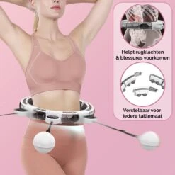 Zoluko Hoelahoep Met Telfunctie - Incl. E-Book - Hula Hoop - Hoepel - Hoelahoep Fitness - Hula Hoop Fitness - Fitness Hoepel - Weighted Hula Hoop - Weight Hoop - Hoelahoep Met Sensor - Hoelahoep Volwassenen - Hoepel Fitness - Body Hoop - 1.7 KG -Merkloos Winkel 1200x1200 3639