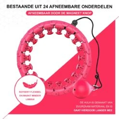 Duerté - HoelaHoep Met Gewicht - Hoela Fitness Kinderen En Volwassenen - Weight Hoop 1.5 KG - Hula Hoop -Merkloos Winkel 1200x1200 3662