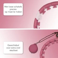 Innovision Hoela Hoep - Met Calorieteller En Gewicht - Fitness Hoelahoep - 1 KG - Voor Volwassenen En Beginners - Roze 11 Innovision Hoela Hoep - Met Calorieteller En Gewicht - Fitness Hoelahoep - 1 KG - Voor Volwassenen En Beginners - Roze -Merkloos Winkel 1200x1200 3666