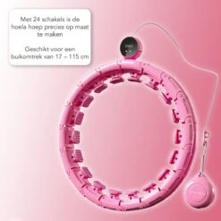 Innovision Hoela Hoep - Met Calorieteller En Gewicht - Fitness Hoelahoep - 1 KG - Voor Volwassenen En Beginners - Roze 12 Innovision Hoela Hoep - Met Calorieteller En Gewicht - Fitness Hoelahoep - 1 KG - Voor Volwassenen En Beginners - Roze -Merkloos Winkel 1200x1200 3667