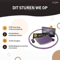 Fitness Hoelahoep - Cadeau - Sport Hoepel - Hoelahoep Volwassenen - Waist Trainer - Gym - Thuis - 1-4 KG/94 Cm+ Gratis Hoepeltas -Merkloos Winkel 1200x1200 3683