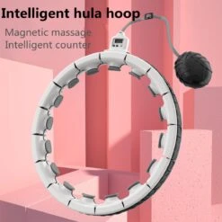 Merkloos Verstelbare Fitness Hoelahoep - Hoelahoep - Weighted Hula Hoop - Volwassenen Hoelahoeps - Wit - 2 Kg -Merkloos Winkel 1200x1200 3710