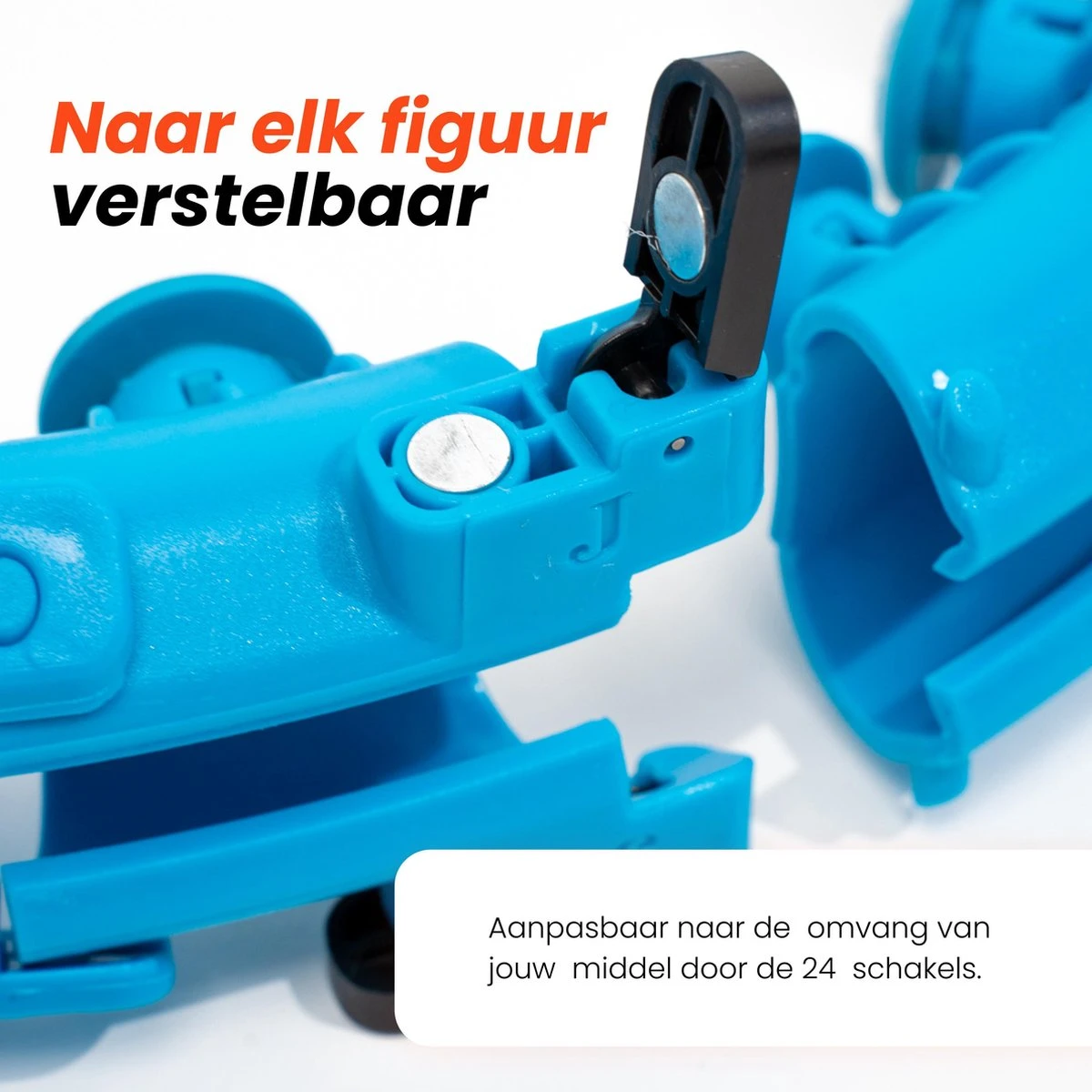 EdelSport - Hoelahoep - Fitness Hoelahoep - Hula Hoop - Hoelahoep Met Gewicht - Massage - Blauw 5 EdelSport - Hoelahoep - Fitness Hoelahoep - Hula Hoop - Hoelahoep Met Gewicht - Massage - Blauw - Afbeelding 3