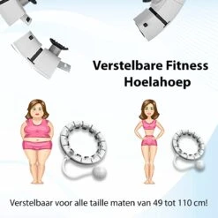 Luxari - Fitness Hoelahoep Pro - Telfunctie - Display - Verstelbare Intensiteit - Gewichtsbal - Hoelahoep Met Sensor - Hoelahoep Fitness - Fitness Hoepel - Hoelahoep Volwassenen -Merkloos Winkel 1200x1200 3734