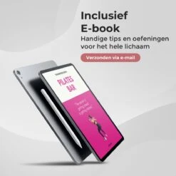 Pilates Bar - Pilates Stick - Fitness Bar - Pilates Stok - Fitness Stick - Yoga Stok - Fitness Materiaal Voor Thuis - Weerstandsbanden - Resistance Band Set - Sport Elastiek Banden - Fitness Elastiek - Fitness - Booty Band + Trainingsschema Roze -Merkloos Winkel 1200x1200 3885