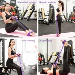 Fitness Bands- Home Trainer- Fitness Pedaal Trainer- Body Workout- Thuis Sporten - Resistance Band Set- Buikspieren, Armen En Benen Trainen- Blauw -Merkloos Winkel 1200x1200 3905