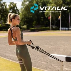 PREMIUM Weerstandsbanden Set Met Handvatten - Resistance Band Fitness Elastiek - Elastische Weerstandsband - Fitness Booty Band | Vitalic -Merkloos Winkel 1200x1200 3923