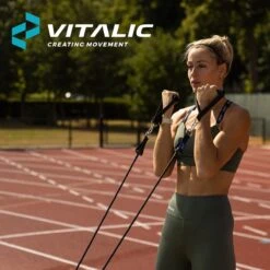 PREMIUM Weerstandsbanden Set Met Handvatten - Resistance Band Fitness Elastiek - Elastische Weerstandsband - Fitness Booty Band | Vitalic -Merkloos Winkel 1200x1200 3924