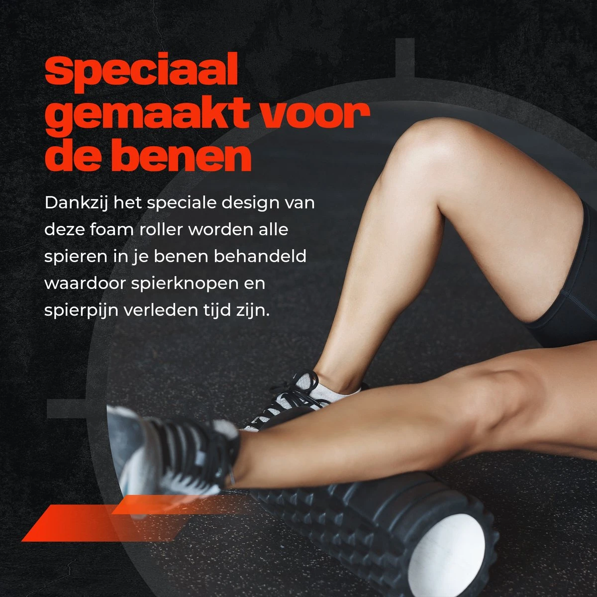 Special Targets - Foam Roller - Foam Rol - Fitness Roller - Zwart - 33 Cm - Spierherstel - Massageroller 4 Special Targets - Foam Roller - Foam Rol - Fitness Roller - Zwart - 33 Cm - Spierherstel - Massageroller - Afbeelding 2