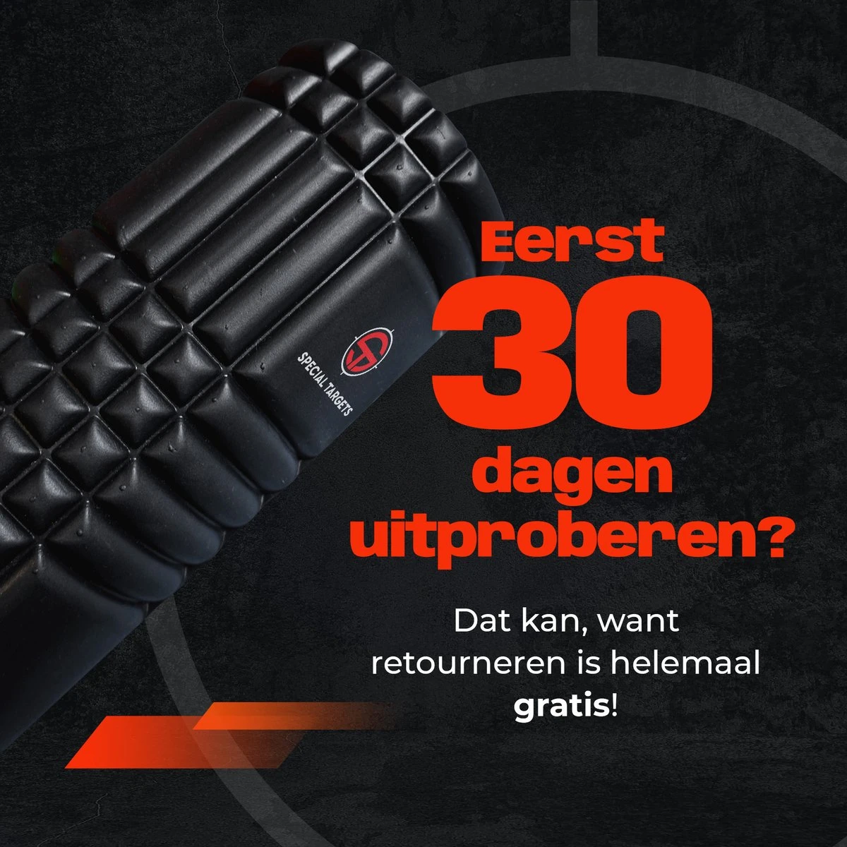 Special Targets - Foam Roller - Foam Rol - Fitness Roller - Zwart - 33 Cm - Spierherstel - Massageroller 5 Special Targets - Foam Roller - Foam Rol - Fitness Roller - Zwart - 33 Cm - Spierherstel - Massageroller - Afbeelding 3