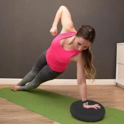 Wiebelkussen + Pomp - Balanskussen - Balansbord - Volwassenen En Kinderen - Met Pomp - 34CM - Black -Merkloos Winkel 1200x1200 4023