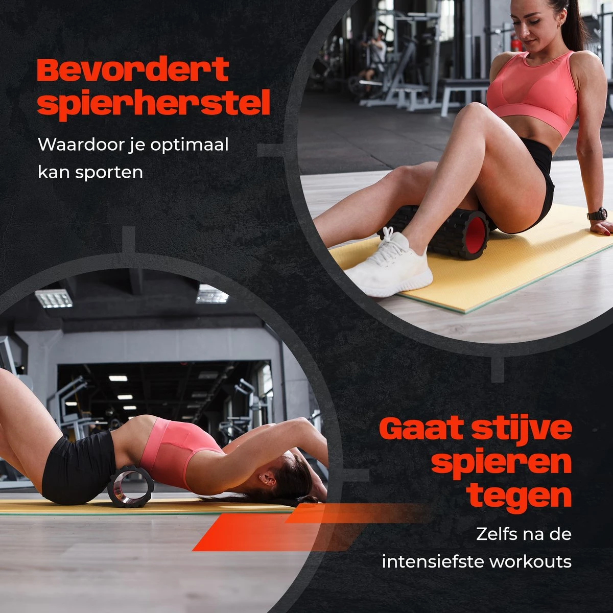 Special Targets - Foam Roller - Foam Rol - Fitness Roller - Zwart - 33 Cm - Spierherstel - Massageroller 9 Special Targets - Foam Roller - Foam Rol - Fitness Roller - Zwart - 33 Cm - Spierherstel - Massageroller - Afbeelding 7
