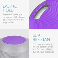 Navaris Anti-slip Balansbord Voor Evenwichtstraining - Balanstrainer - Wiebelbord - Voor Beginners En Professionals - Diameter 40cm - Lila 19 Navaris Anti-slip Balansbord Voor Evenwichtstraining - Balanstrainer - Wiebelbord - Voor Beginners En Professionals - Diameter 40cm - Lila -Merkloos Winkel 1200x1200 4048
