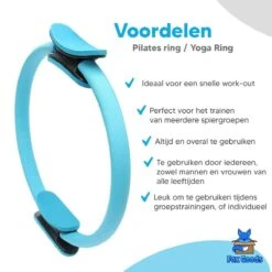 Fox Goods Pilates Ring - Yoga Ring - Sport Ring - Fitness Ring - Yoga Oefeningen - Blauw - 38CM - Gratis Resistance Band -Merkloos Winkel 1200x1200 4088