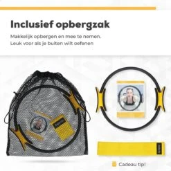 Premium Resistance Band Met Pilates Ring Voor Een Effectieve Workout - Yoga Ring (38cm) Met Elastische Weerstandsband (35kg) Booty Band - Magic Circle Fitness Ring Met Fitness Weerstandsbanden Set -Merkloos Winkel 1200x1200 4099