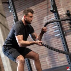 ZEUZ® Premium 9 Meter Battle Rope Inclusief Nylon Sleeve & Bevestigingsmateriaal – Training Touw – Fitness & Crossfit – Thuis Trainen -Merkloos Winkel 1200x1200 4115