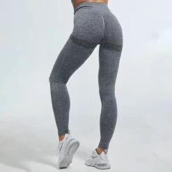 Merkloos Sportlegging Dames - Sportkleding Dames - Sportbroek Dames - Sportlegging - Push Up - Shape Legging -Tiktok Legging - Sportlegging Dames High Waist - Hardloopbroek Dames - Yoga Legging Dames - Donker Grijs Maat XL -Merkloos Winkel 1200x1200 4149