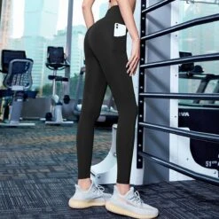 Merkloos Fitness Yogabroek - Sportlegging - Yoga Broek - Yogalegging - Dames - Zwart XXL-zwart -Merkloos Winkel 1200x1200 4158