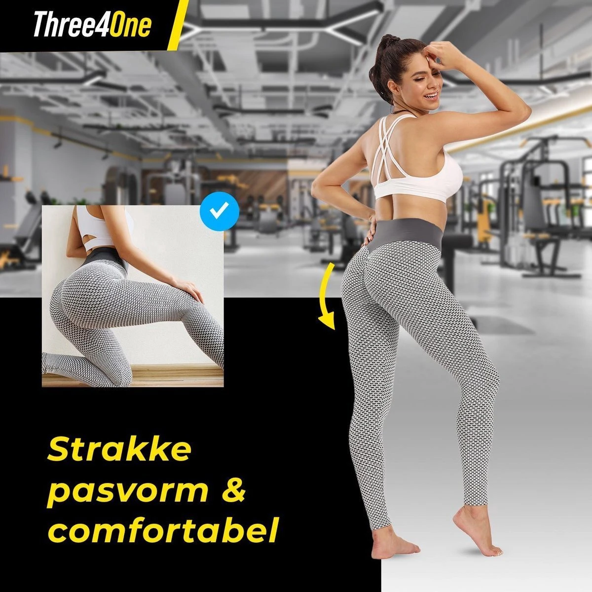 Sportlegging Dames 2STUKS Small – Legging Dames Meisje - Tiktok Legging – Zwart & Grijs 9 Sportlegging Dames 2STUKS Small – Legging Dames Meisje - Tiktok Legging – Zwart & Grijs - Afbeelding 7