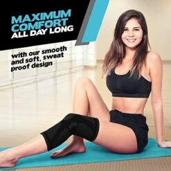 De Millennials Kniebrace 1 Pair (2 Stuks)- Maat XL (59-64cm)- Voor Dames En Heren- Orthopedische - Nuttig Bij Herstellen - ACL En Artritis- Bandage Knieën Voor Hardlopen - Wandelen- Joggen - Sport - Volleybal -Merkloos Winkel 1200x1200 426