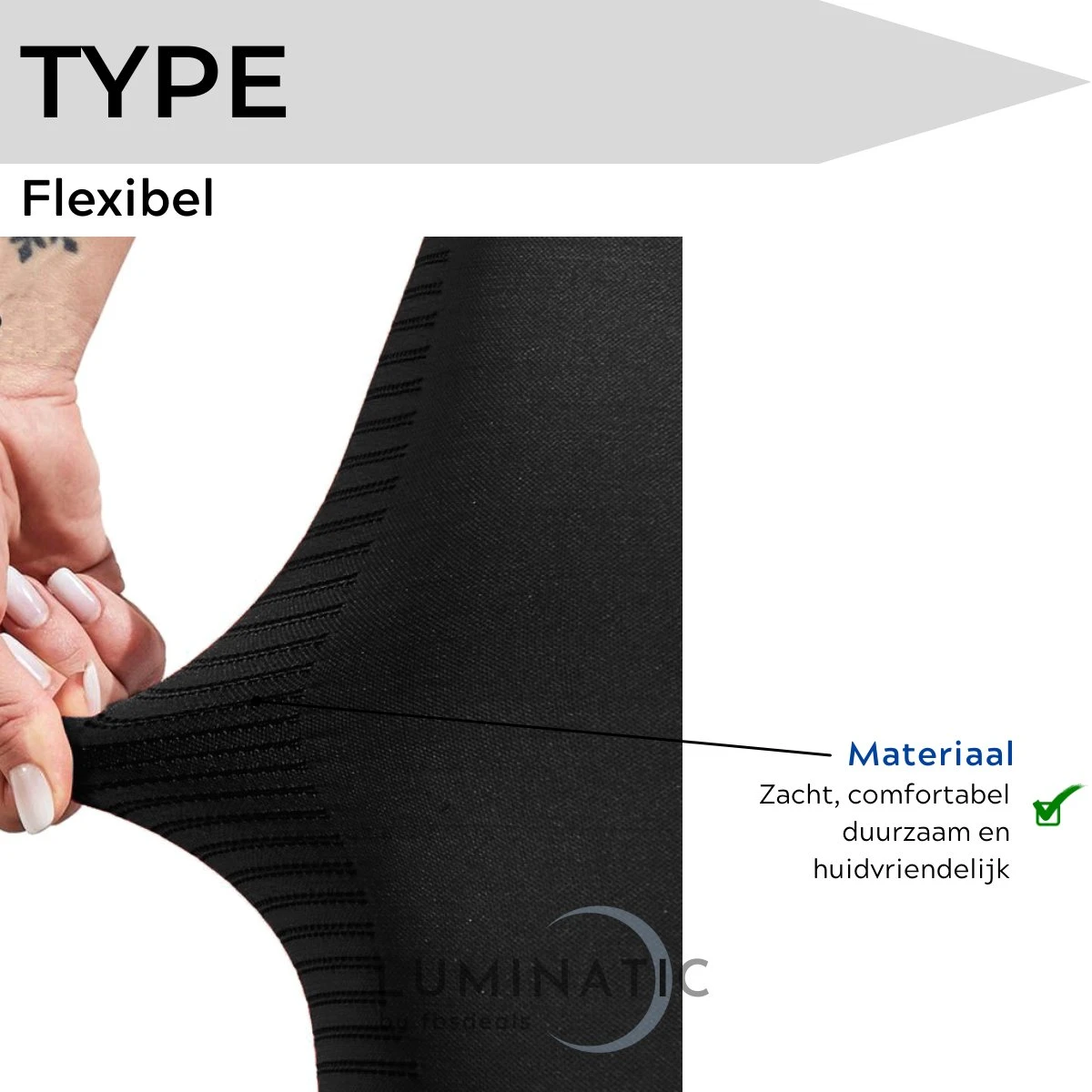 Sportlegging Dames - Fitness Legging - Yoga Legging - High Waist Sport Legging - Anti Cellulite - Shapewear Dames - Push Up - Butt Lifter - Sportkleding Dames - Booty | Luminatic® | Zwart | M 4 Sportlegging Dames - Fitness Legging - Yoga Legging - High Waist Sport Legging - Anti Cellulite - Shapewear Dames - Push Up - Butt Lifter - Sportkleding Dames - Booty | Luminatic® | Zwart | M - Afbeelding 2