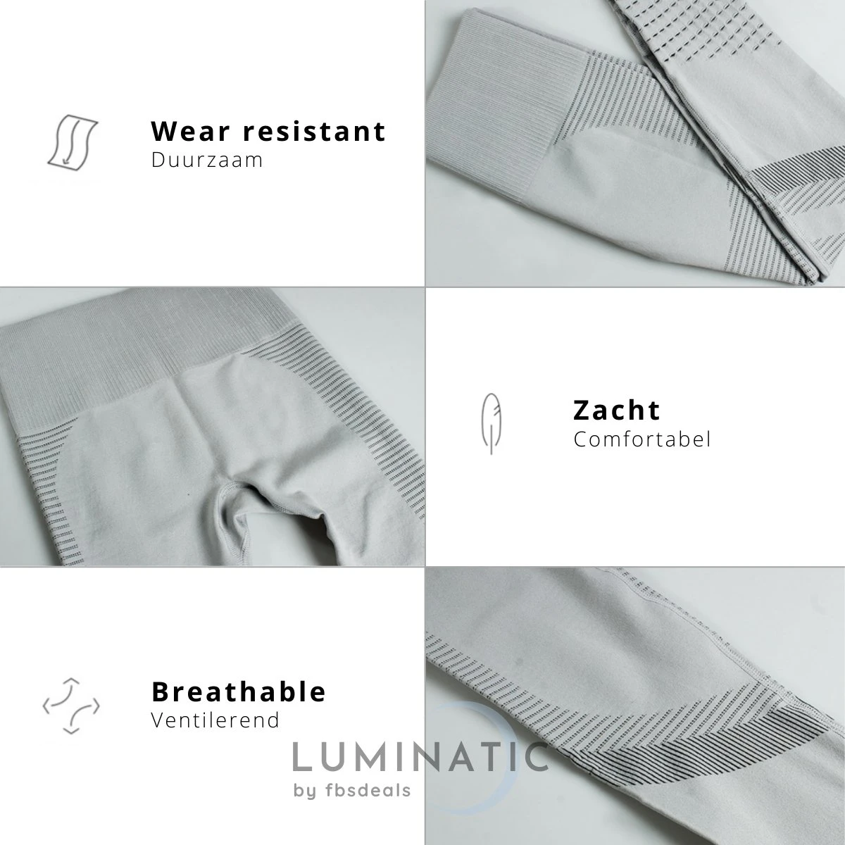 Sportlegging Dames - Fitness Legging - Yoga Legging - High Waist Sport Legging - Anti Cellulite - Shapewear Dames - Push Up - Butt Lifter - Sportkleding Dames - Booty | Luminatic® | Zwart | M 6 Sportlegging Dames - Fitness Legging - Yoga Legging - High Waist Sport Legging - Anti Cellulite - Shapewear Dames - Push Up - Butt Lifter - Sportkleding Dames - Booty | Luminatic® | Zwart | M - Afbeelding 4