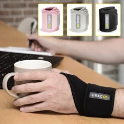 Bracoo WS10 Polsbandage Polsbrace - Verstelbare Neopreen Band - Wrist Support - Zwart -Merkloos Winkel 1200x1200 4312