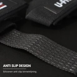 U Fit OneÂ® Zwart Lifting Straps - Anti Slip Deadlift Straps - Padded Straps - Bodybuilding - Gewichtshef - Powerlifting - Wrist Wraps - Fitness - Lifting Belt - Gym Straps - Ufitone -Merkloos Winkel 1200x1200 4333
