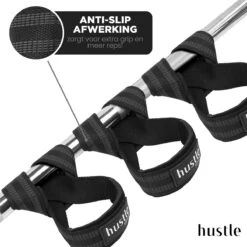 Hustle - Zwarte/Grijze Figure 8 Straps - Met Padding - Padded - Lifting Grips/Hooks/Straps - Maat M - 1 Paar 10 Hustle - Zwarte/Grijze Figure 8 Straps - Met Padding - Padded - Lifting Grips/Hooks/Straps - Maat M - 1 Paar -Merkloos Winkel 1200x1200 4358