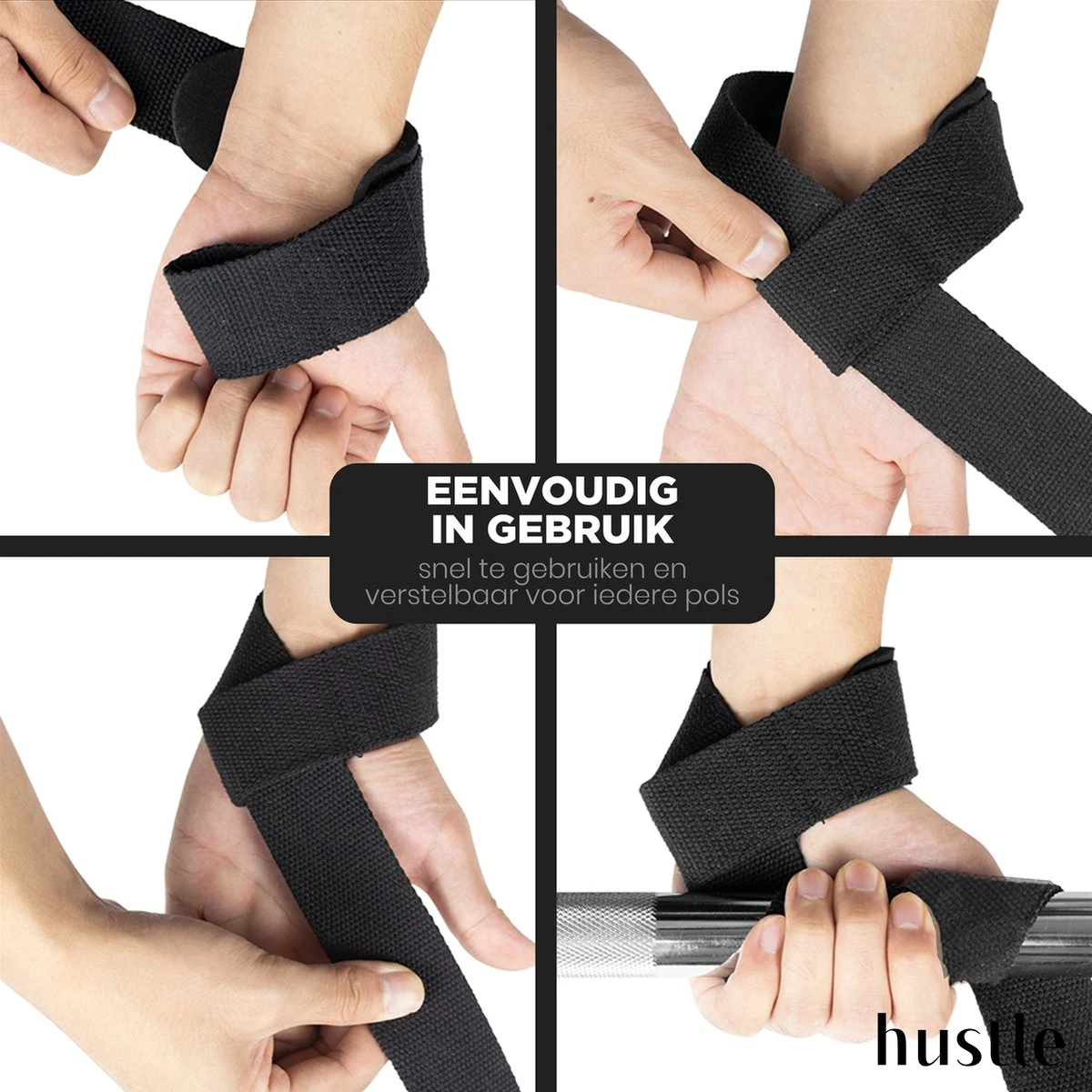 Hustle - Cyaan Lifting Straps - Met Padding En Anti-slip - Padded - Lifting Grips/Hooks - Deadlift Straps - Voor Fitness 6 Hustle - Cyaan Lifting Straps - Met Padding En Anti-slip - Padded - Lifting Grips/Hooks - Deadlift Straps - Voor Fitness - Afbeelding 4