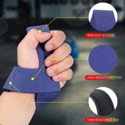 U Fit OneÂ® Blauw Lifting Straps - Anti Slip Deadlift Straps - Padded Straps - Bodybuilding - Gewichtshef - Powerlifting - Wrist Wraps - Fitness - Lifting Belt - Gym Straps - Ufitone -Merkloos Winkel 1200x1200 4374
