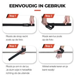 WODster Lifting Straps Voor Fitness - Wrist Wraps Voor Krachttraining En Crossfit - Powerlifting - Bodybuilding -Merkloos Winkel 1200x1200 4394