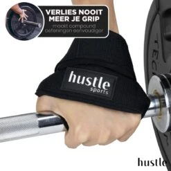 Hustle - Zwarte/Grijze Figure 8 Straps - Met Padding - Padded - Lifting Grips/Hooks/Straps - Maat S - 1 Paar 11 Hustle - Zwarte/Grijze Figure 8 Straps - Met Padding - Padded - Lifting Grips/Hooks/Straps - Maat S - 1 Paar -Merkloos Winkel 1200x1200 4406