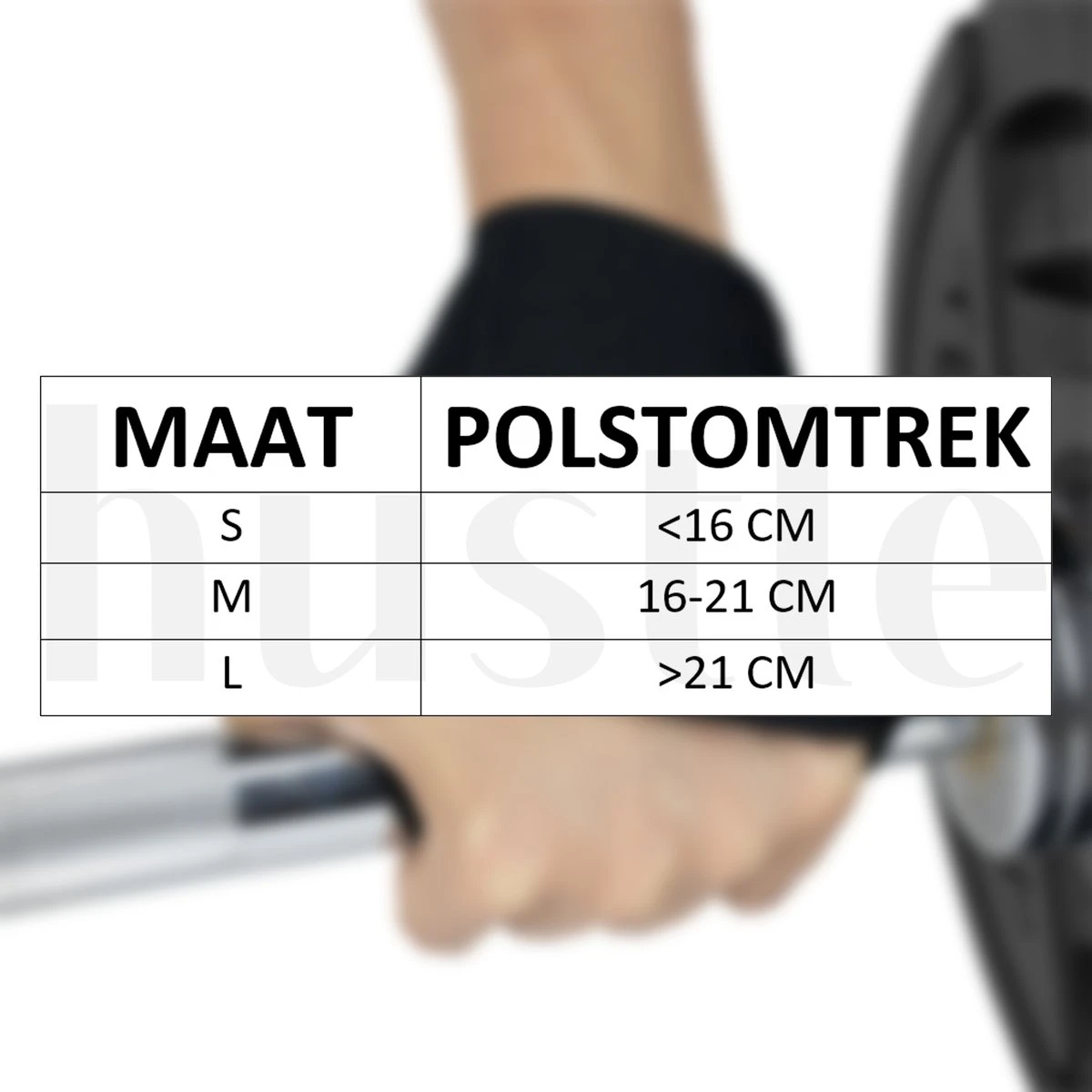 Hustle - Zwarte/Grijze Figure 8 Straps - Met Padding - Padded - Lifting Grips/Hooks/Straps - Maat S - 1 Paar 7 Hustle - Zwarte/Grijze Figure 8 Straps - Met Padding - Padded - Lifting Grips/Hooks/Straps - Maat S - 1 Paar - Afbeelding 5