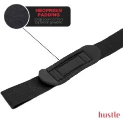 Hustle - Zwart Met Rode Lifting Straps - Met Padding En Anti-slip - Padded - Lifting Grips/Hooks - Deadlift Straps - Voor Fitness -Merkloos Winkel 1200x1200 4425
