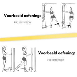 W.O.D Ankle Strap - Enkelband Fitness - Zwart - 1 Stuk (Met Draagtas) -Merkloos Winkel 1200x1200 4465