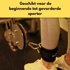 W.O.D Ankle Strap - Enkelband Fitness - Zwart - 1 Stuk (Met Draagtas) -Merkloos Winkel 1200x1200 4468