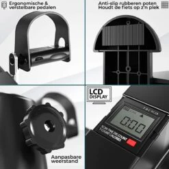 AYOO® Stoelfiets Met LCD Display - Inclusief GRATIS Anti-Slipmat - Minibike - Inklapbaar - Bureaufiets - Stoel Fiets – Beentrainer – Fietstrainer – Bewegingstrainer – Slipmat - Pedaalfiets -Merkloos Winkel 1200x1200 4507