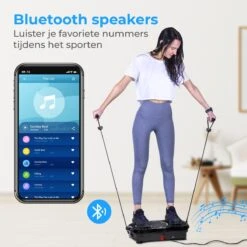 Nuvance - Trilplaat Fitness - Met Bluetooth Speaker - Incl Stretchbands - Voor Benen En Bloedsomloop - Trainingsapparatuur Voor Uithoudingstraining 14 Nuvance - Trilplaat Fitness - Met Bluetooth Speaker - Incl Stretchbands - Voor Benen En Bloedsomloop - Trainingsapparatuur Voor Uithoudingstraining -Merkloos Winkel 1200x1200 4555