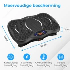 Nuvance - Trilplaat Fitness - Met Bluetooth Speaker - Incl Stretchbands - Voor Benen En Bloedsomloop - Trainingsapparatuur Voor Uithoudingstraining 15 Nuvance - Trilplaat Fitness - Met Bluetooth Speaker - Incl Stretchbands - Voor Benen En Bloedsomloop - Trainingsapparatuur Voor Uithoudingstraining -Merkloos Winkel 1200x1200 4556