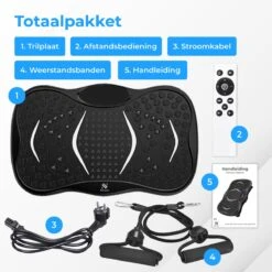 Nuvance - Trilplaat Fitness - Met Bluetooth Speaker - Incl Stretchbands - Voor Benen En Bloedsomloop - Trainingsapparatuur Voor Uithoudingstraining 17 Nuvance - Trilplaat Fitness - Met Bluetooth Speaker - Incl Stretchbands - Voor Benen En Bloedsomloop - Trainingsapparatuur Voor Uithoudingstraining -Merkloos Winkel 1200x1200 4557