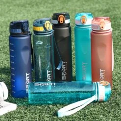 Waterfles 1000ml - Tropical Peach - Sport Bidon 1L - Drinkfles Roze - Herodeals -Merkloos Winkel 1200x1200 466